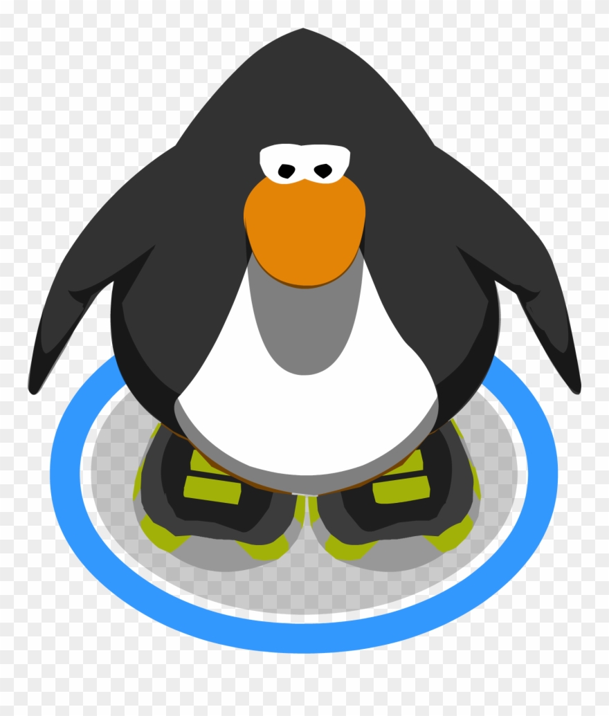 Green Light Up Shoes Ig - Club Penguin Png Clipart