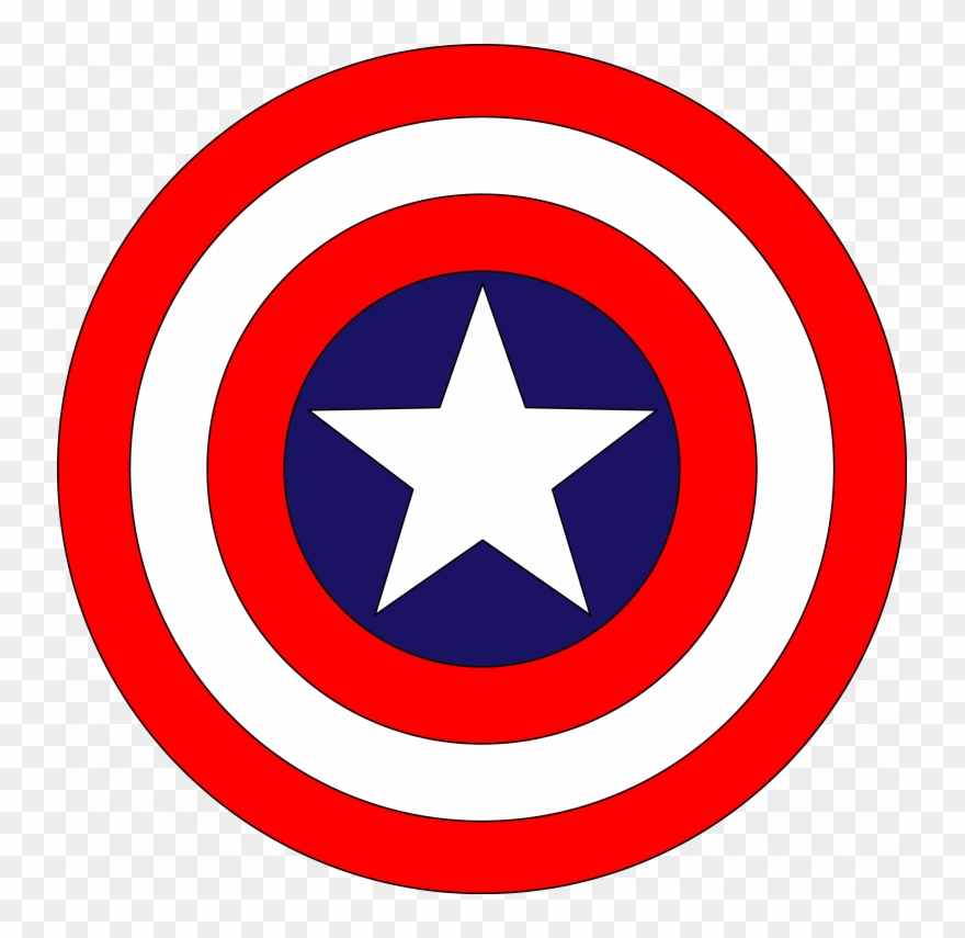 Captain America Clipart Cilpart Smoothie Bar Design - Captain America Logo - Png Download