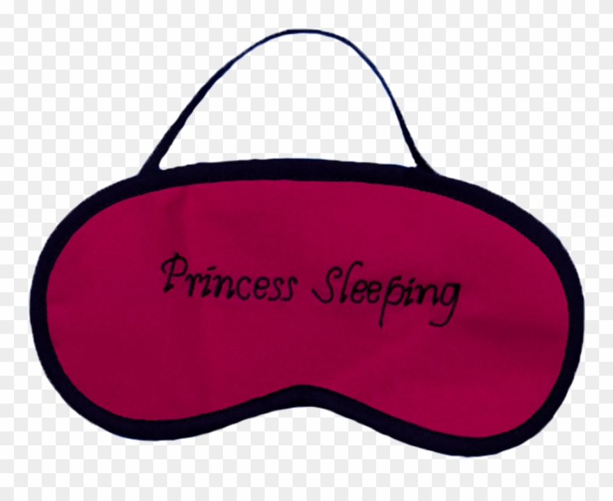 Pink Clipart Sleeping Bag - Transparent Sleeping Eye Mask - Png Download
