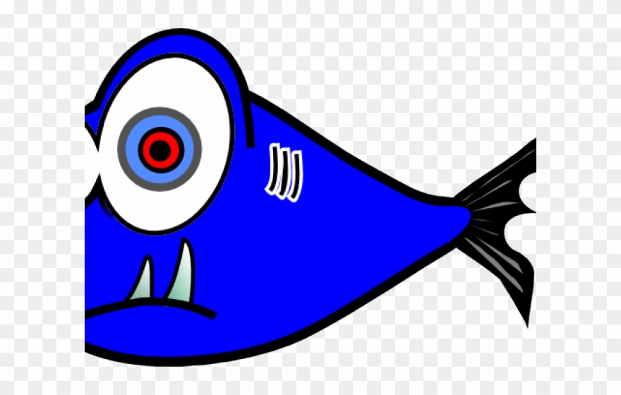 Blue Fish Cliparts - Clip Art - Png Download