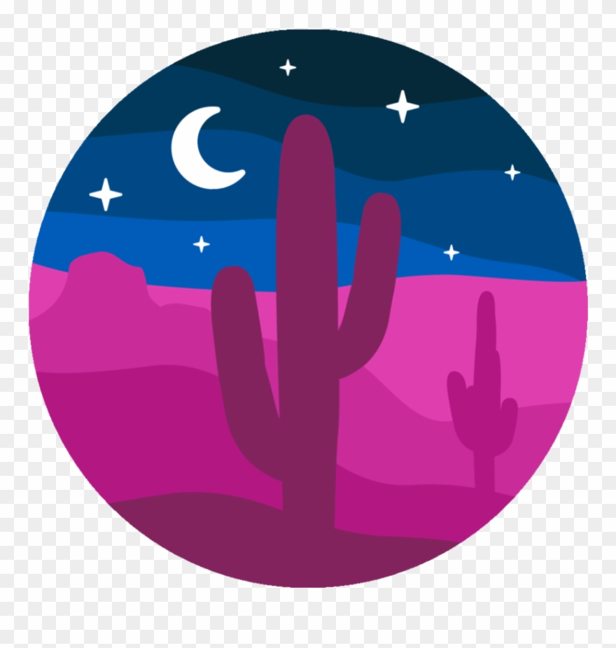Digital Desert Cactus Mug Clipart