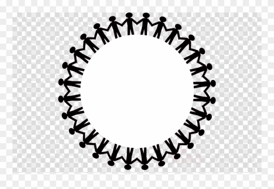 Stick Figure Clip Art - People Holding Hands Clipart - Png Download