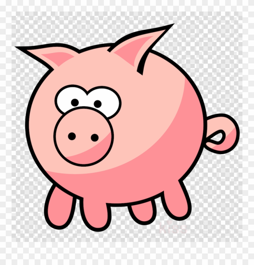 Farm Animals Clipart Livestock Clip Art - Cartoon Pig Png Transparent Png