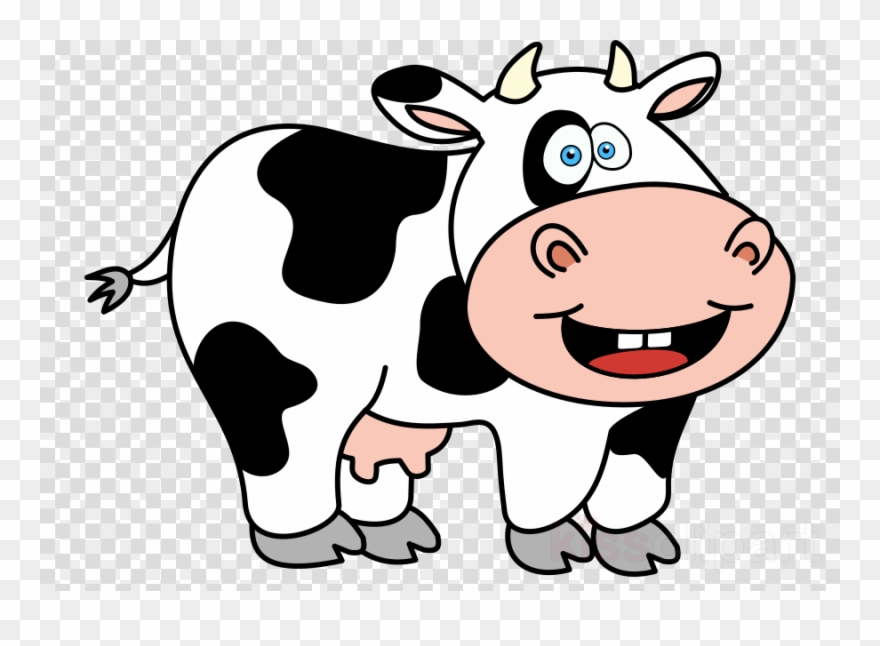 Cartoon Cow Transparent Background Clipart