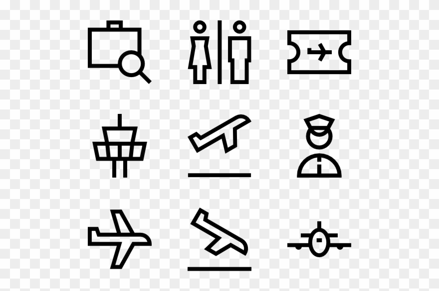 Airport Collection - Wedding Icon Clipart