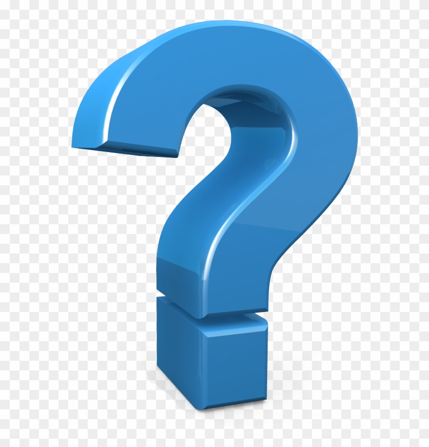 Blue Question Mark Question Mark Clipart Blue Question - Under Question Mark Png Transparent Png