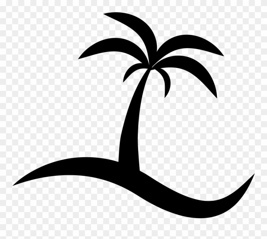 Island With A Tree Png Icon Free - Isla Icon Png Clipart
