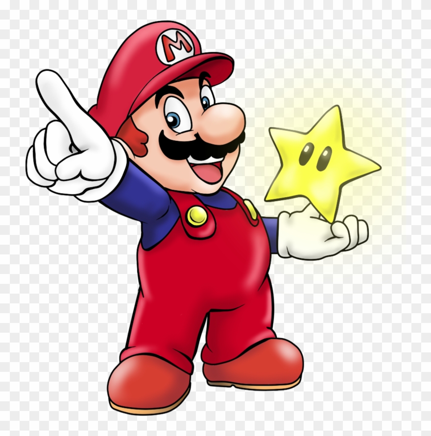 Time To Party With Classic Mario By Professormegaman - Mario With Red Overalls Clipart