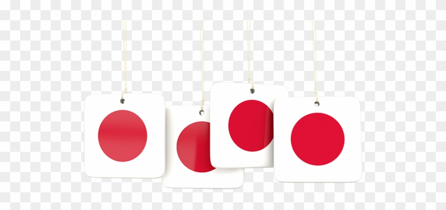 Illustration Of Flag Of Japan - Icon Design Clipart