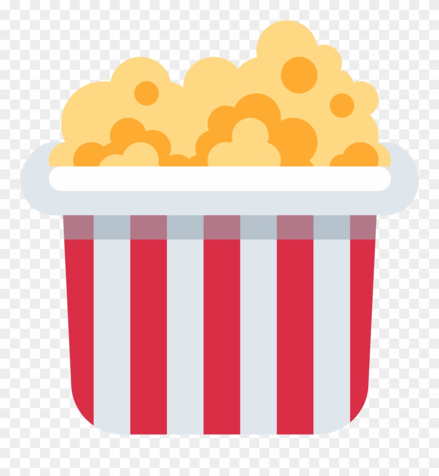 Popcorn - Discord Popcorn Emoji Clipart