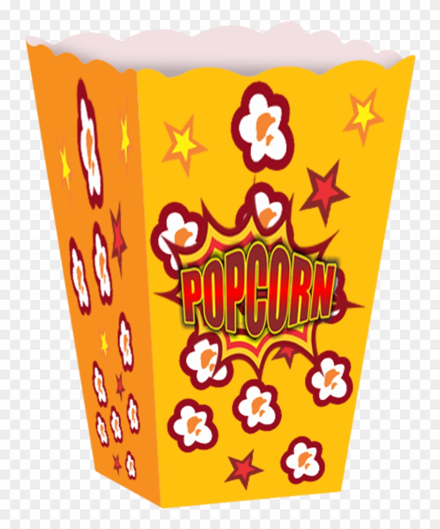 Custom Popcorn Box Printing Company Clipart
