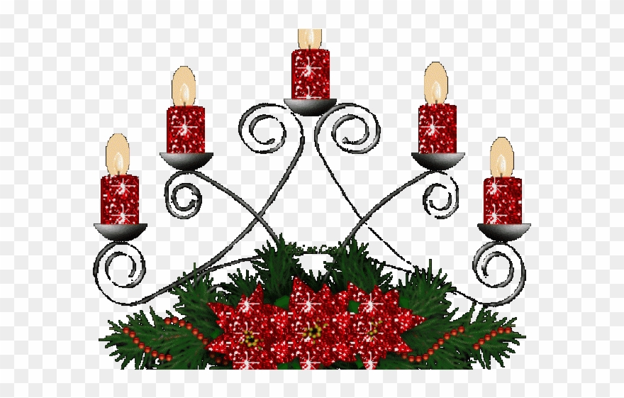 Decorate Clipart Candle - Christmas Day - Png Download