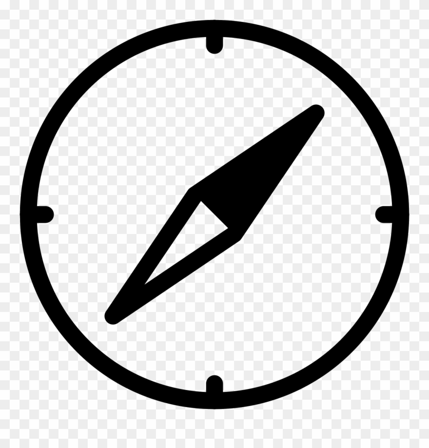 This Is A Picture Of The Inside Of A Compass - Clock Agenda Clipart