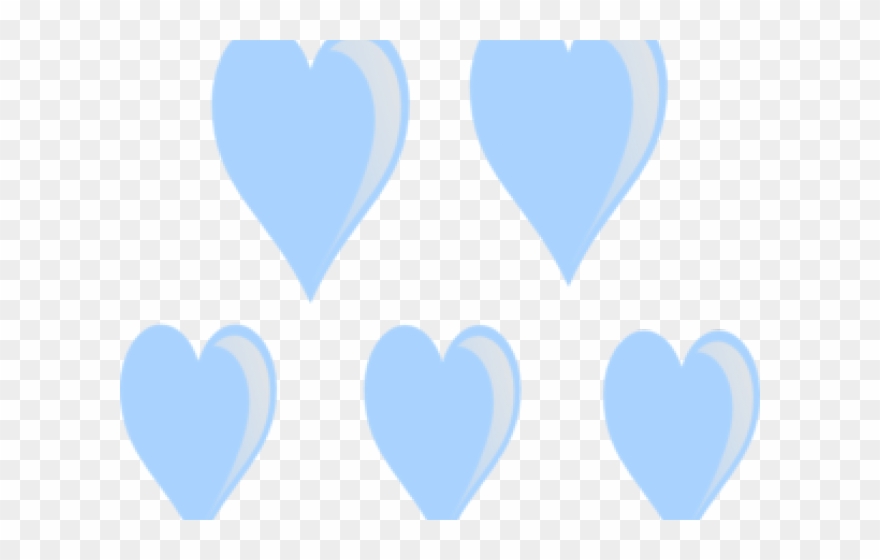 Raindrops Clipart Heart - Heart - Png Download