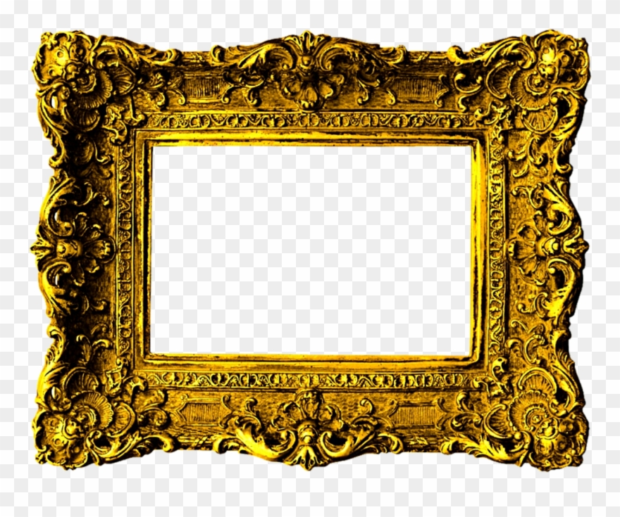 Beautiful Gold By Jeanicebartzen - Gold Victorian Picture Frame Clipart