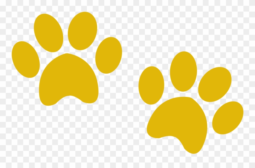 Owners All Our Cottages Are Very Close - Yellow Paw Prints Png Clipart