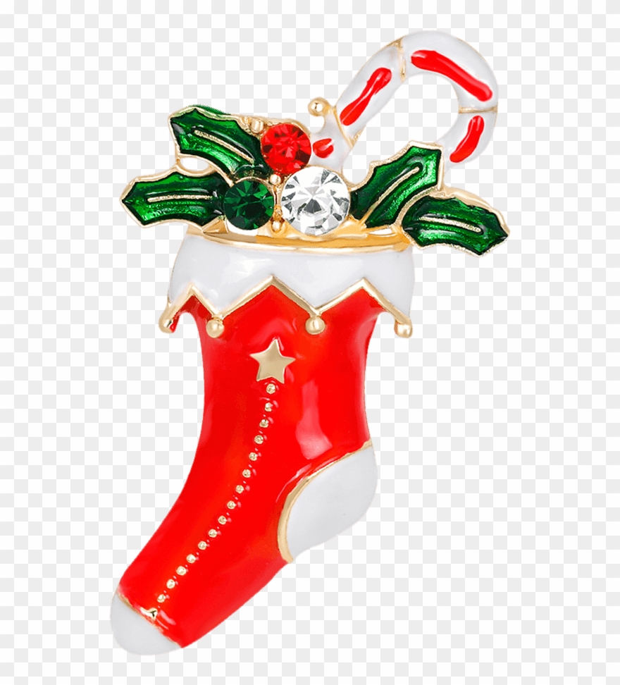 Rhinestone Christmas Stocking Gift Leaf Brooch Zdk37740 - 1x Crystal Rhinestone Star Boots Brooch Pin Wedding Clipart