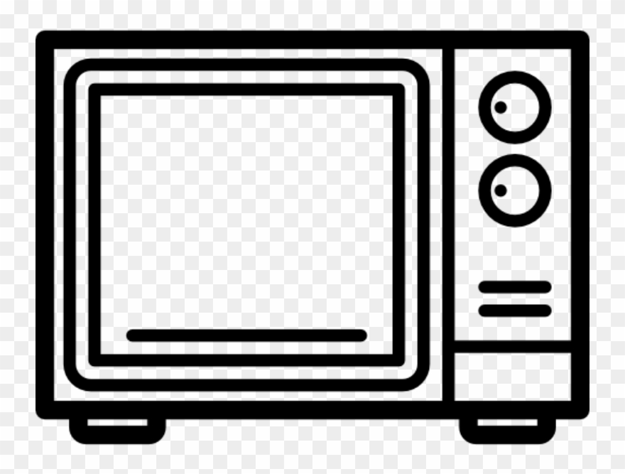 Microwave Oven Vector Icon Clipart