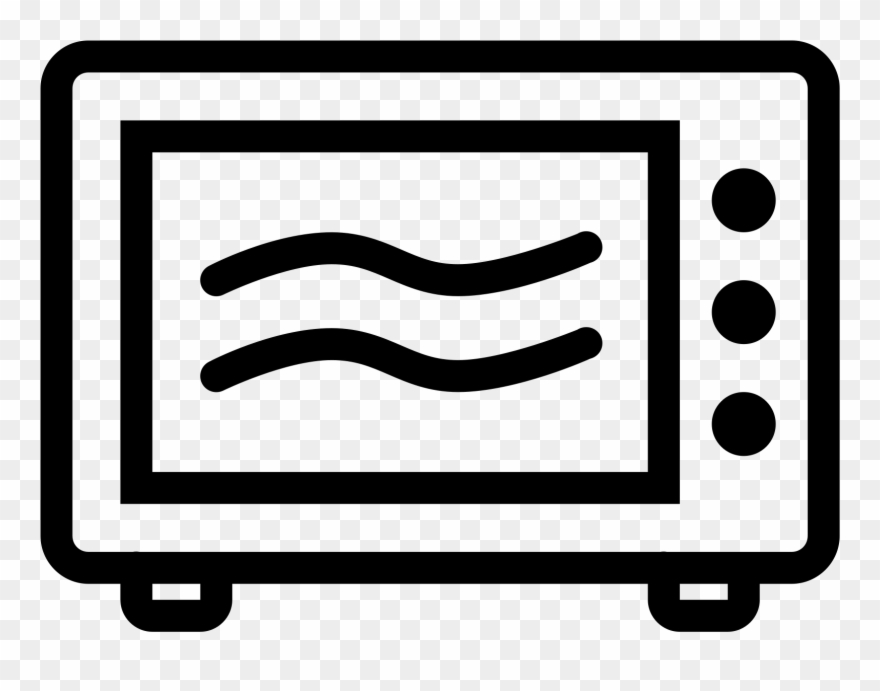 This Icon Looks Like A Television If Viewed From The - Micro Onde Dessin Png Clipart