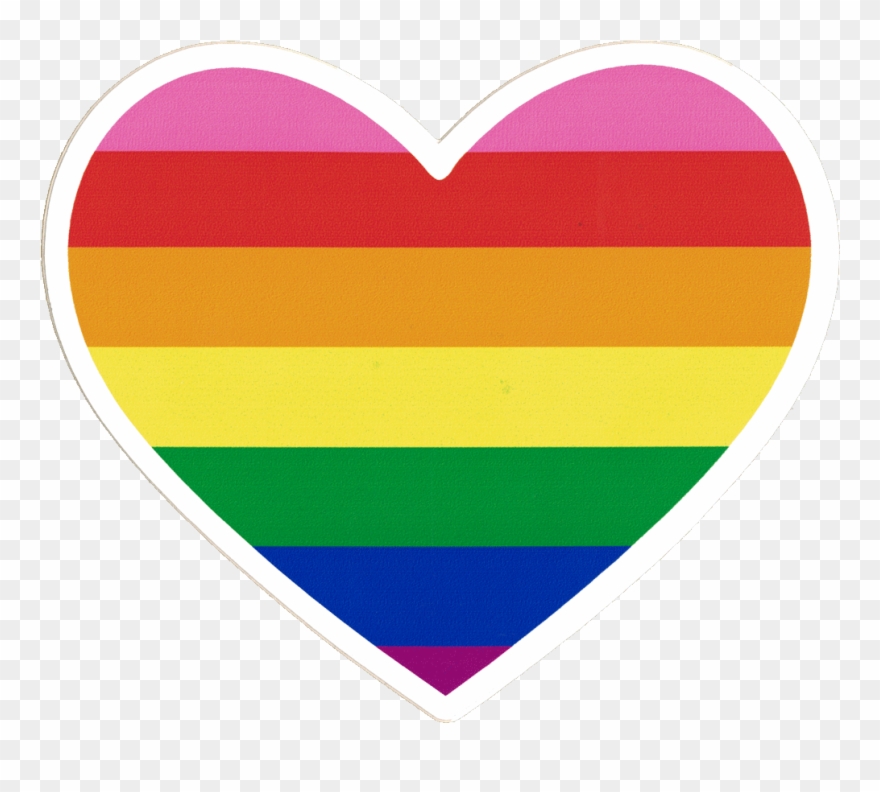 Sticker Transparent Rainbow Clipart Transparent - Lgbtq Stickers - Png Download