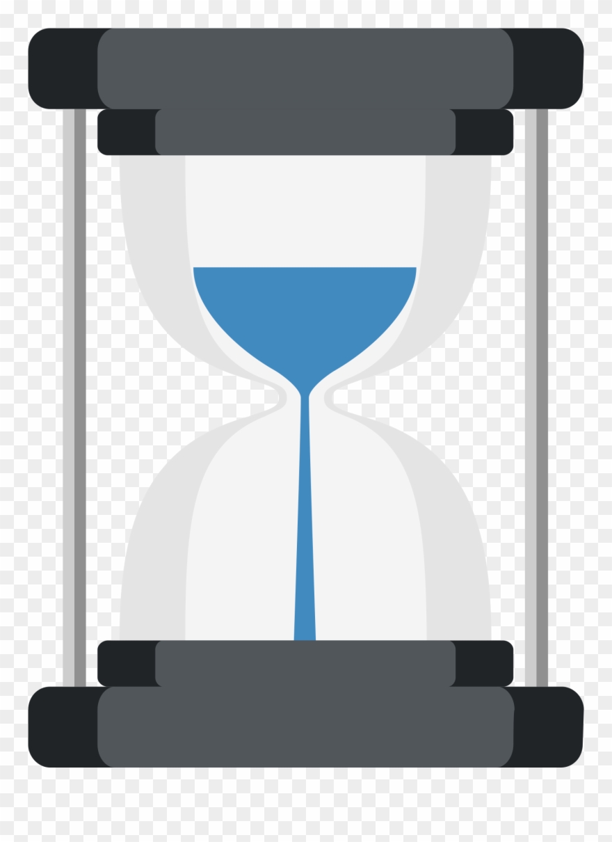 Open Emoji Hourglass Clipart (1713876) PinClipart