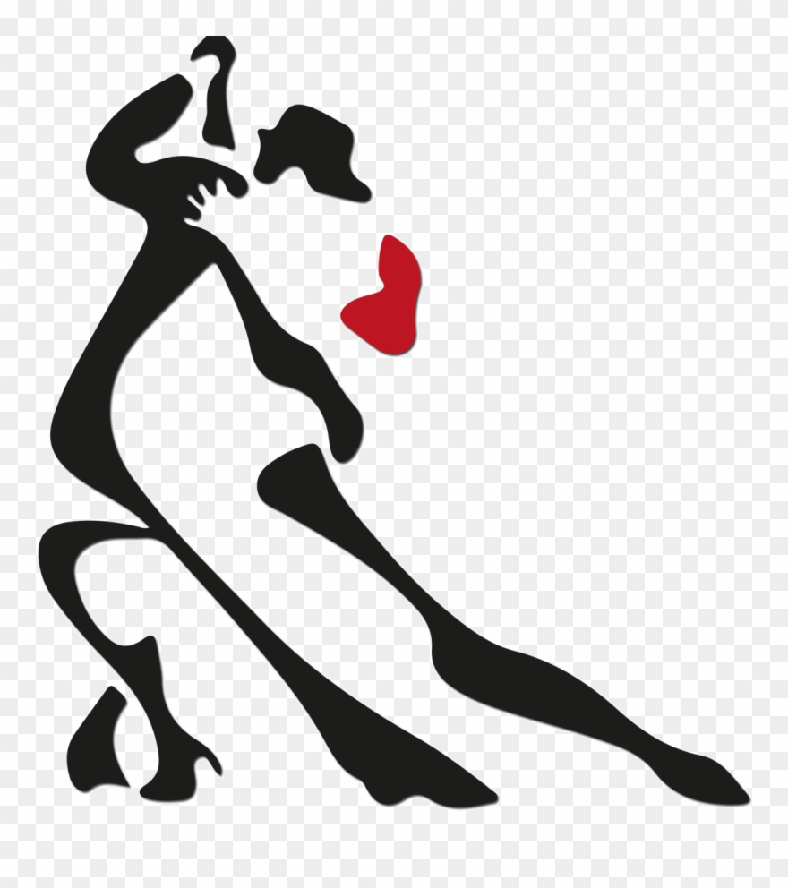 Romantic Paintings Of Couples Dancing Black And White Clipart