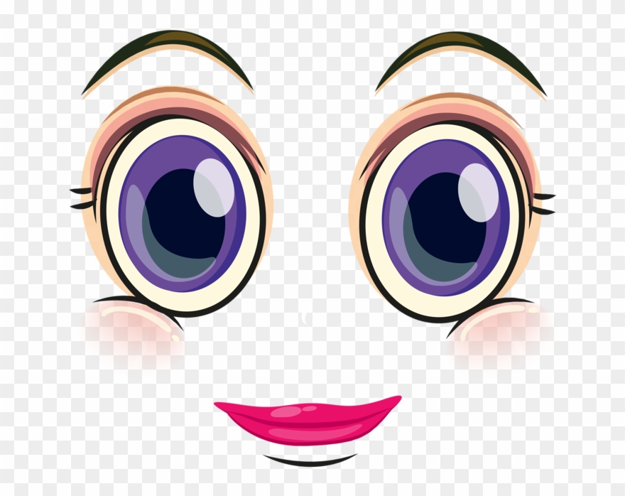 Фотки Funny Faces, Cute Faces, Smiley Faces, Clip Art, - Dibujos Infantiles De Ojos - Png Download