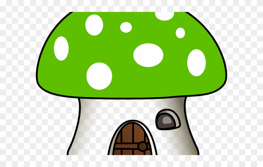 Mushroom Clipart Mushroom House - Smurf Mushroom House - Png Download