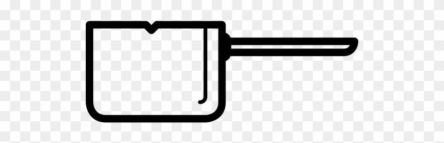 Sauce Pan Rubber Stamp - Rubber Stamping Clipart