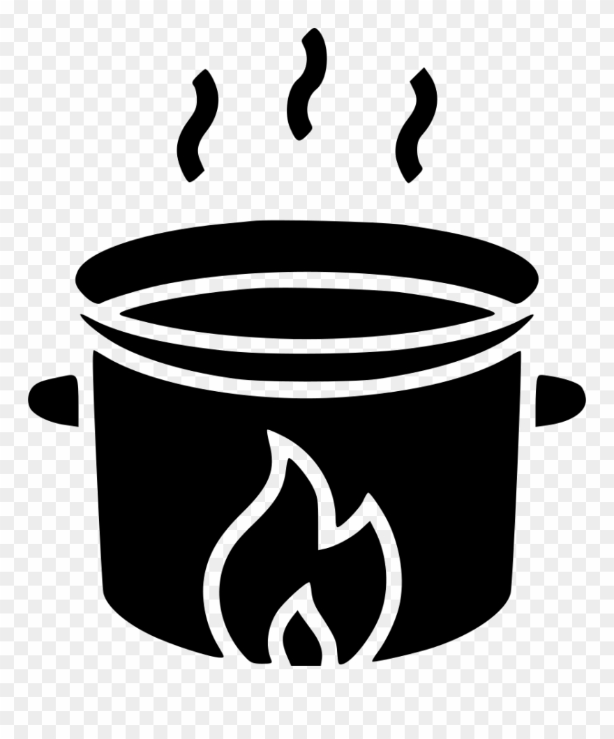 Cooking Soup Fire Flame Saucepan Pan Comments Clipart