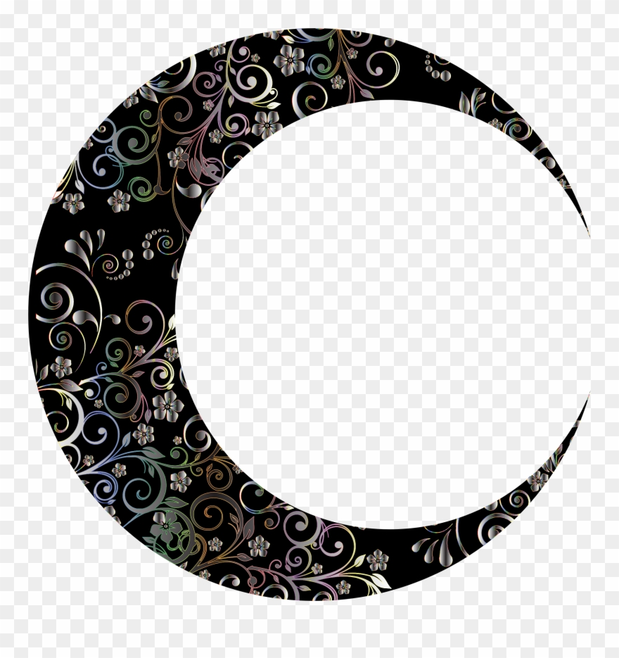 Big Image - Gold Crescent Moon Png Clipart