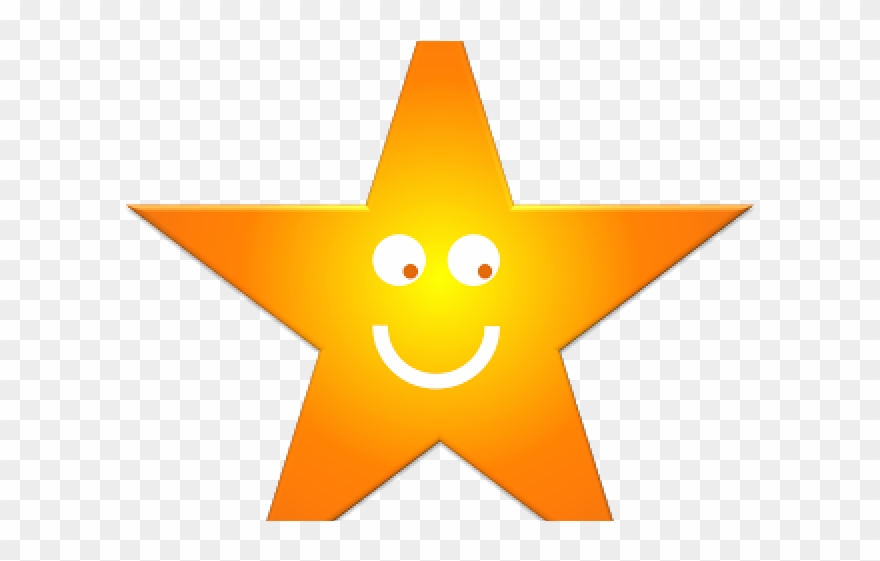 Original - Happy Star Clip - Png Download
