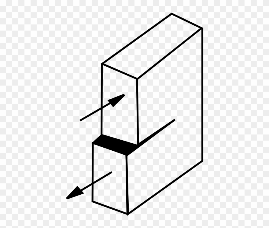 Shear Crack - Clip Art - Png Download