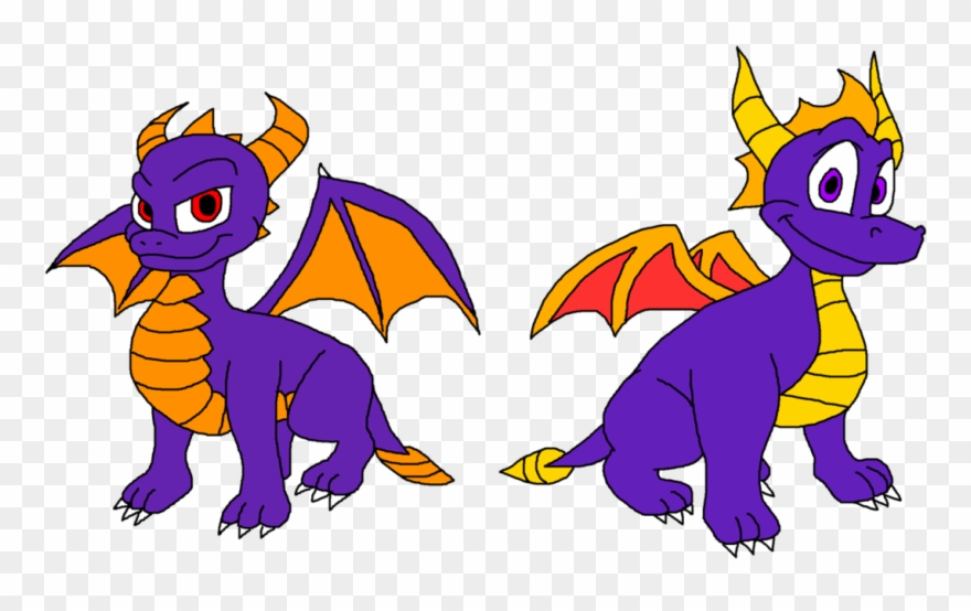 Mythical Clipart Dragon Tail - Classic Spyro Skylanders - Png Download