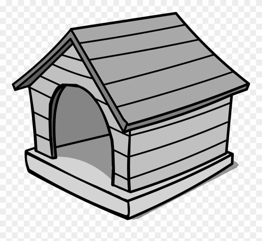Gray Puffle House Sprite 002 - House Clipart
