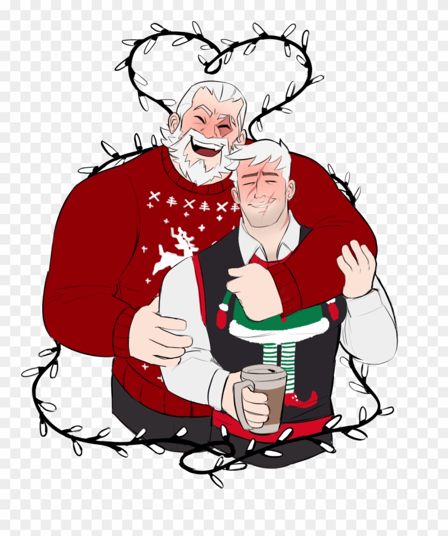 Guess Who's The Secret Santa - Overdads Fanart Clipart