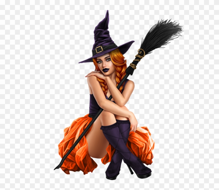 Halloween,femmes Witch Art - Png Witch Tubes Clipart