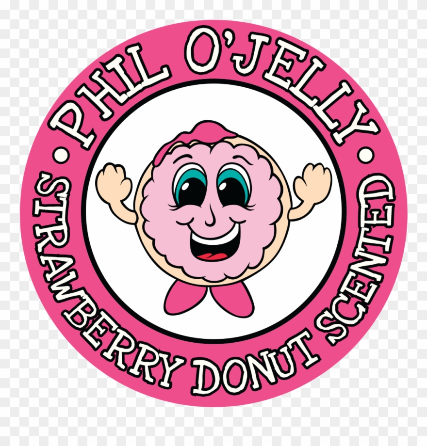 Strawberry Jelly Donut Whiffer Stickers Scratch 'n - Baby Bear Has The Best Pets Clipart