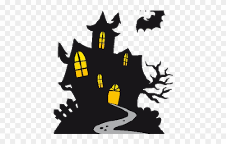 Halloween Clipart Haunted House - Halloween Haunted House Clipart - Png Download
