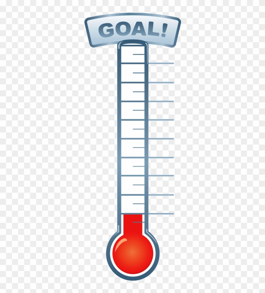 Fundraising Png Image - Clip Art Goal Setting Thermometer Transparent Png