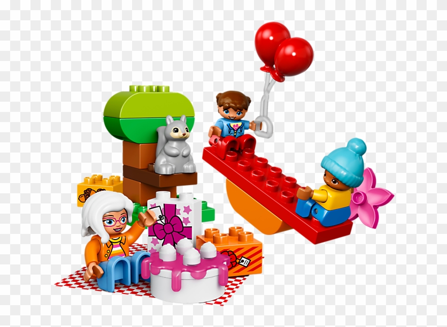 Duplo 10832 Birthday Party, , Large - Lego 10832 Duplo Town Birthday Picnic Clipart