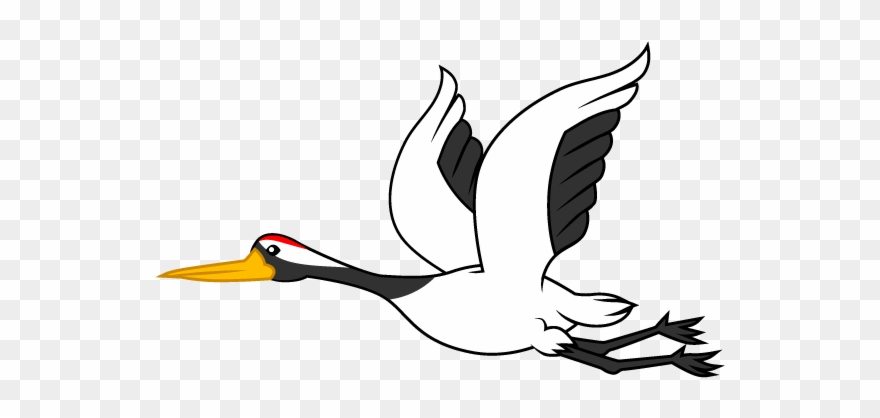 Free Flying Image Cartoon Graphics Ii For - Crane Clipart