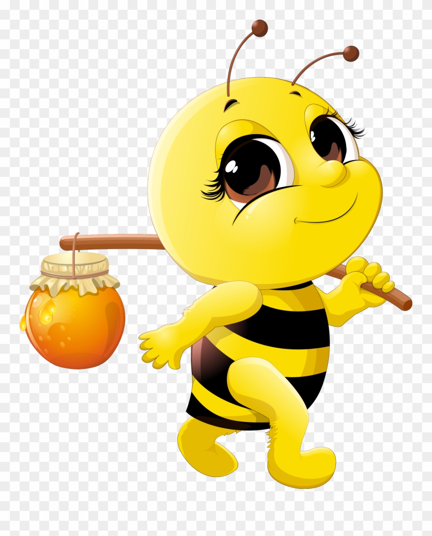 Cartoon Clip Art Transprent - My Life As A Honey Bee - Png Download