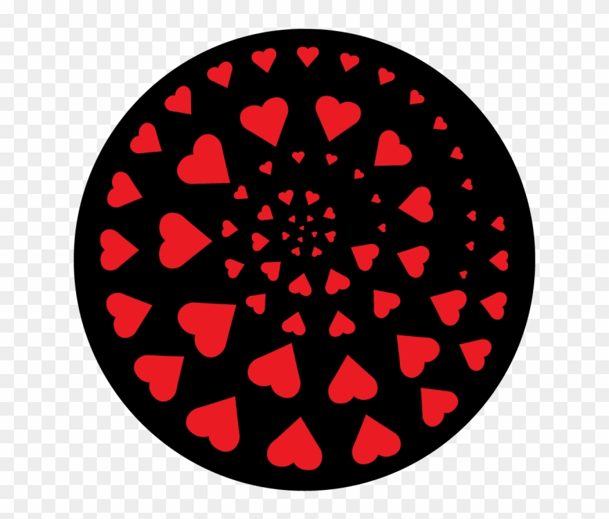 Heart Swirl - Apollo Design 4026 Circle Of Love Steel Pattern Clipart