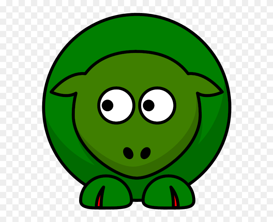 How To Set Use Sheep Two Shades Green Svg Vector Clipart