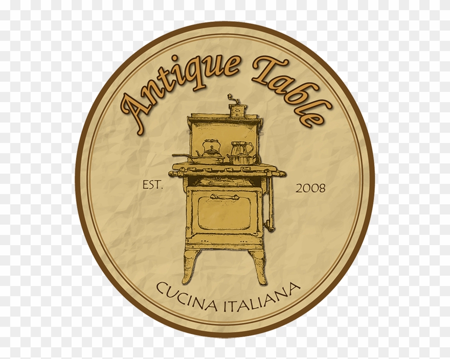 Featured Food And Drink Options - Antique Table Restaurant Clipart