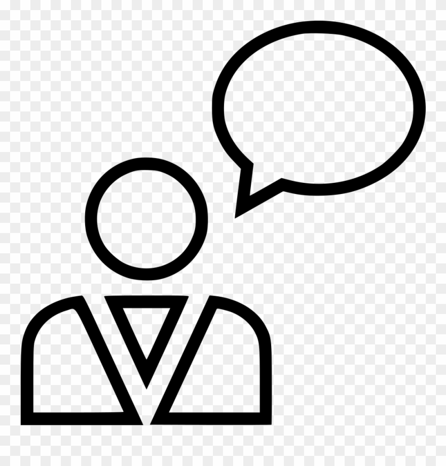 Chat Conversation Talk Bubble Speaka Think Comments - Icon Clipart