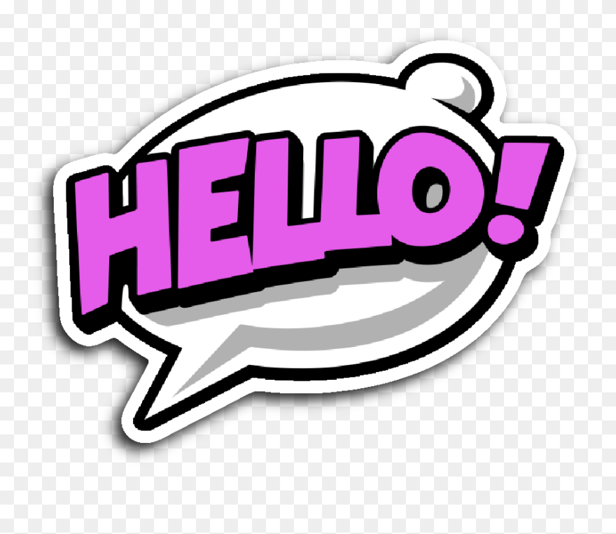 Book Speech Balloon Stickers - Comic Book Clipart