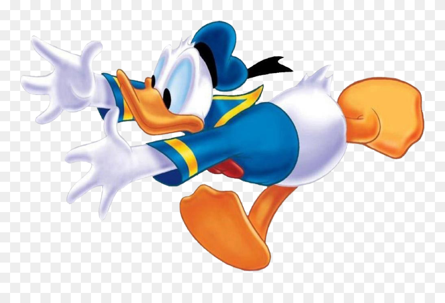 Donald Duck Png - Donald Duck Run Clipart Transparent Png