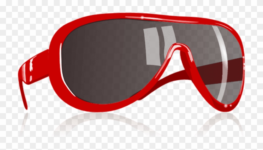 Wayfarer Sunglasses Aviator Red Ray-ban Hq Image Free - Sunglass Cartoon Png Clipart
